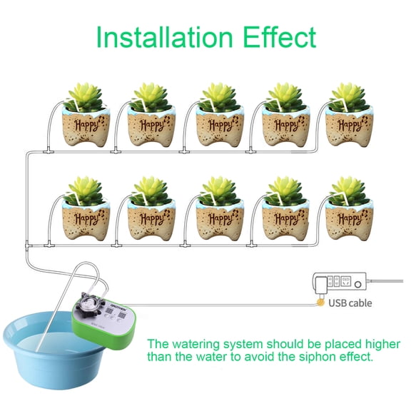 Dosing Peristaltic GROTHEN Timed Dosing Peristaltic Pump Metering Pump Smart Watering Device Amount Timing Control with 5 Meter Hose 160ml/min for Aquarium Laboratory Home Office