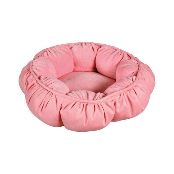 Doskocil Aspen Pet Faux Micro Suede Pet Bed for Cats, Assorted Colors, 6 in. H x 18 in. W x 18 in. L