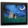thumbnail image 1 of Doss, Andrea 14x12 Black Modern Framed Museum Art Print Titled - Two Bears, 1 of 5