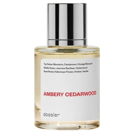 Dossier Ambery Cedarwood Eau De Parfum, Inspired by Mugler's Alien, Perfume for Women, 1.7 oz