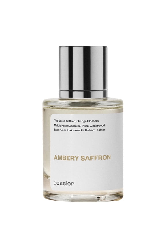 Ambery Saffron Eau De Parfum, Inspired by MFK's Baccarat Rouge 540, Unisex Perfume, 1.7 oz