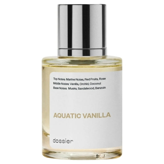 Dossier Aquatic Vanilla Eau de Parfum, Inspired by Juliette Has A Gun's Vanilla Vibes, Unisex Fragrance, 1.7 oz