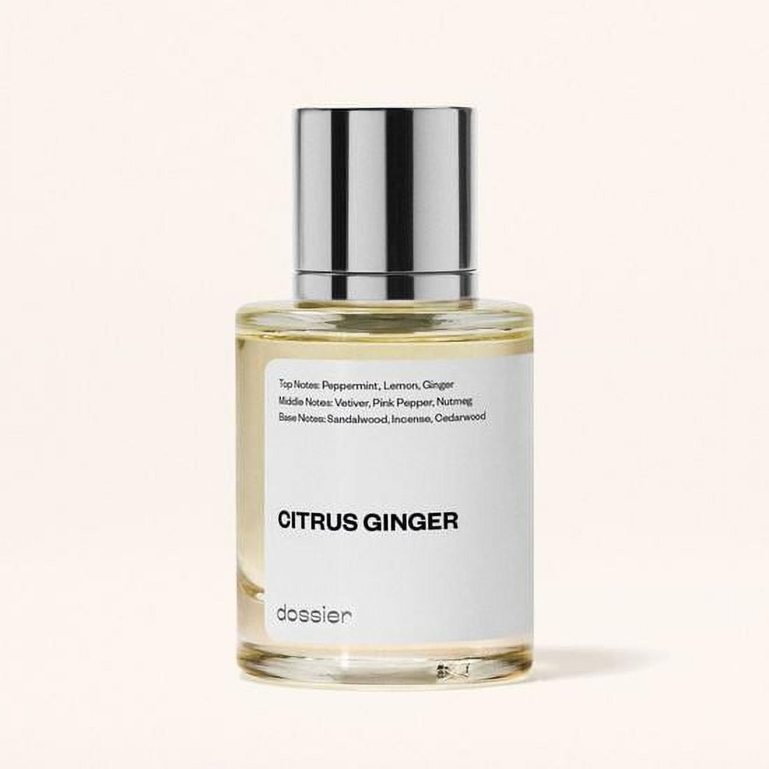 Dossier Citrus Ginger Eau De Parfum, Inspired by Chanels Bleu De Chanel, Cologne for Men, 1.7 oz