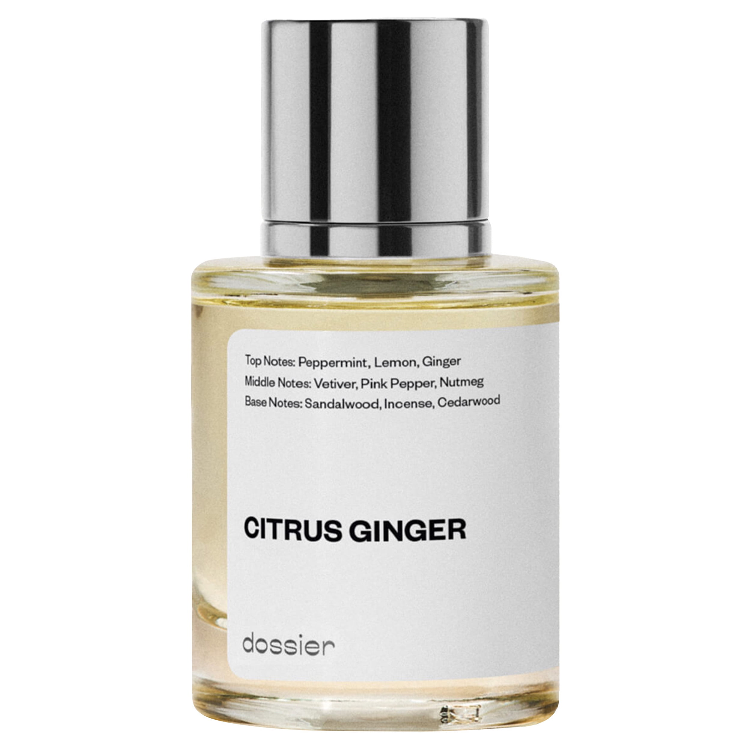 Dossier Citrus Ginger Eau De Parfum, Inspired by Chanel's Bleu De Chanel, Cologne for Men, 1.7 oz