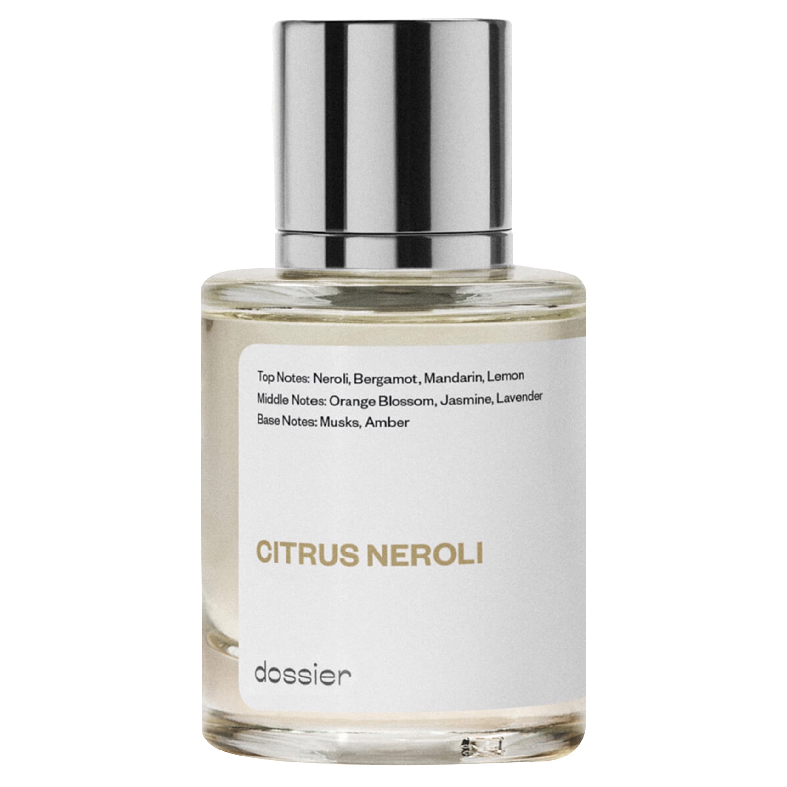 Dossier Citrus Neroli Eau De Parfum, Inspired by Tom Ford's Neroli Portofino, Unisex Perfume, 1.7 oz