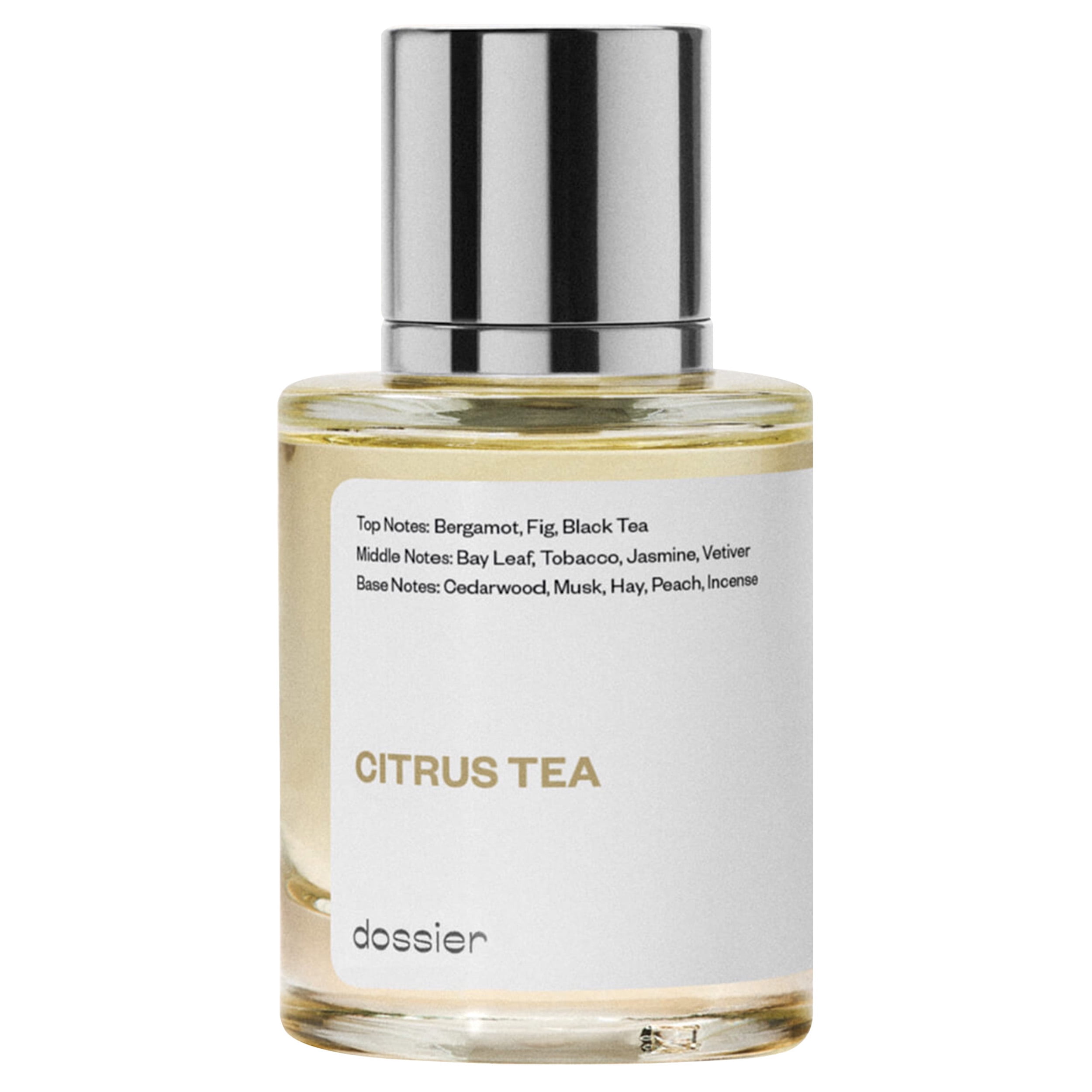 Dossier Citrus Tea Eau De Parfum, Inspired By Le Labo Fragrances Th&eacute; Noir 29, Unisex Fragrance, 1.7 oz