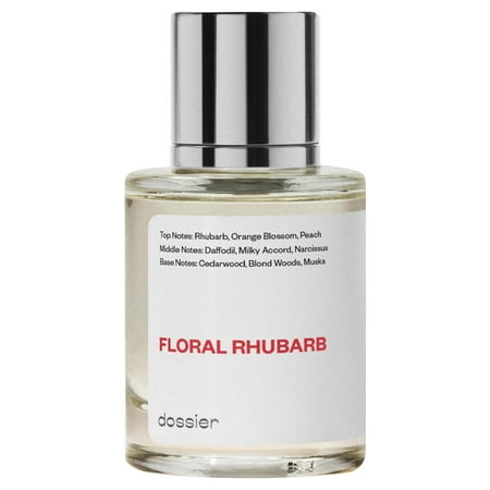 Dossier Floral Rhubarb Eau De Parfum, Inspired By Marc Jacobs' Perfect, Perfume for Women, 1.7 oz