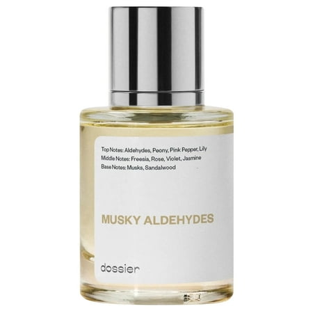 Dossier Musky Aldehydes Eau de Parfum, Inspired by Byredo's Blanche, Unisex Perfume, 1.7 oz