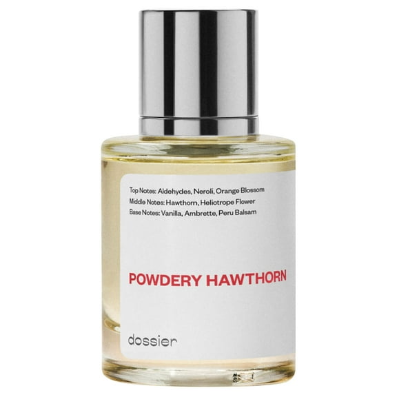 Dossier Powdery Hawthorn Eau De Parfum, Inspired by Tom Ford's Metallique, Perfume for Women, 1.7 oz