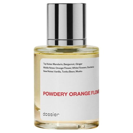 Dossier Powdery Orange Flower Eau De Parfum, Inspired by Valentino's Voce Viva, Perfume for Women, 1.7 oz
