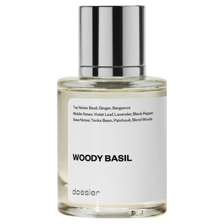 Dossier Woody Basil Eau De Parfum, Inspired by YSL's L'Homme, Cologne for Men, 1.7 oz