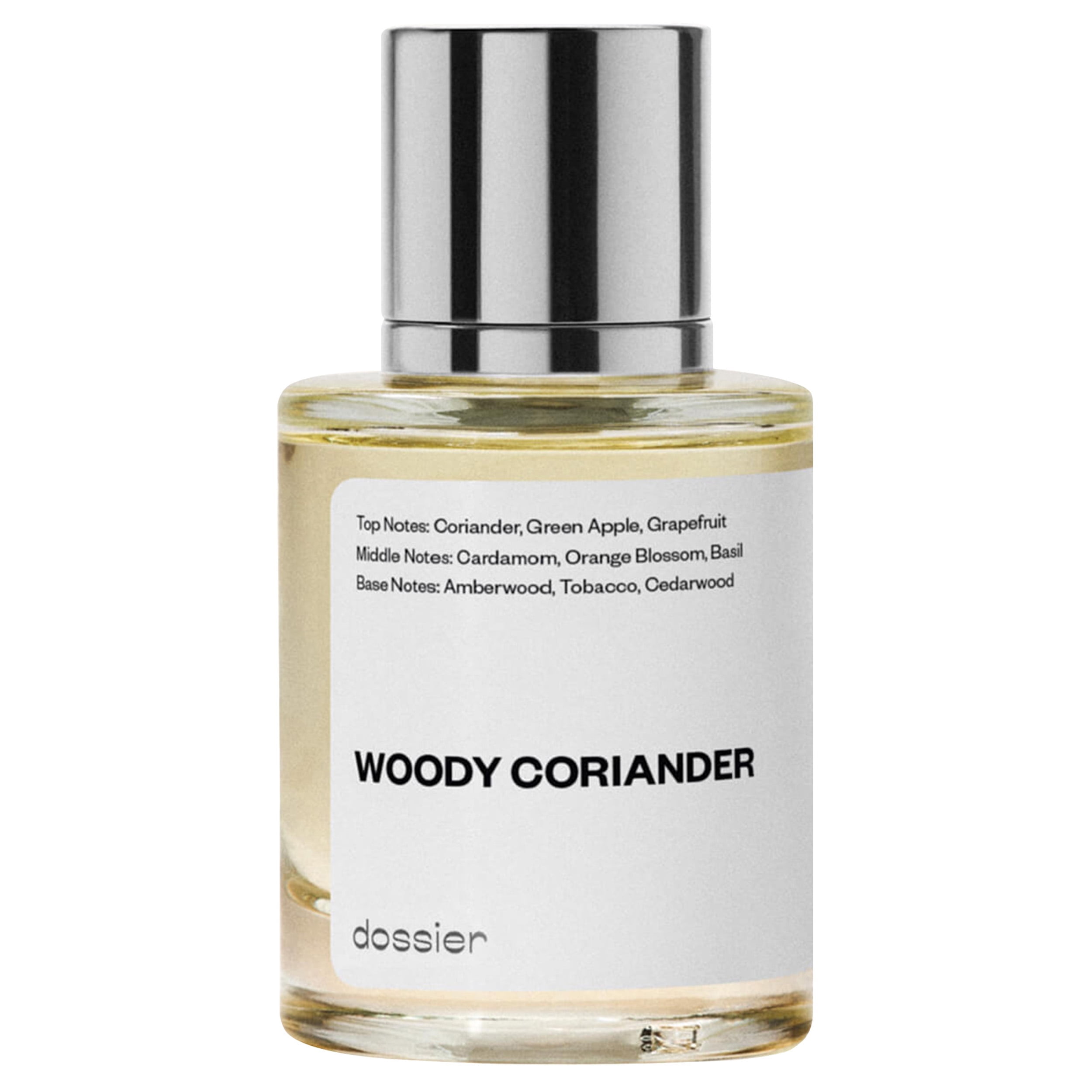 Dossier Woody Coriander Eau De Parfum, Inspired by Dolce & Gabbana's The One, Cologne for Men, 1.7 oz