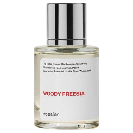 Dossier Woody Freesia Eau De Parfum, Inspired by Armani’s My Way , Perfume for Women, 1.7 oz