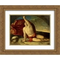 thumbnail image 1 of Dosso Dossi 2x Matted 24x20 Gold Ornate Framed Art Print 'Sapiente con compasso e globo', 1 of 2