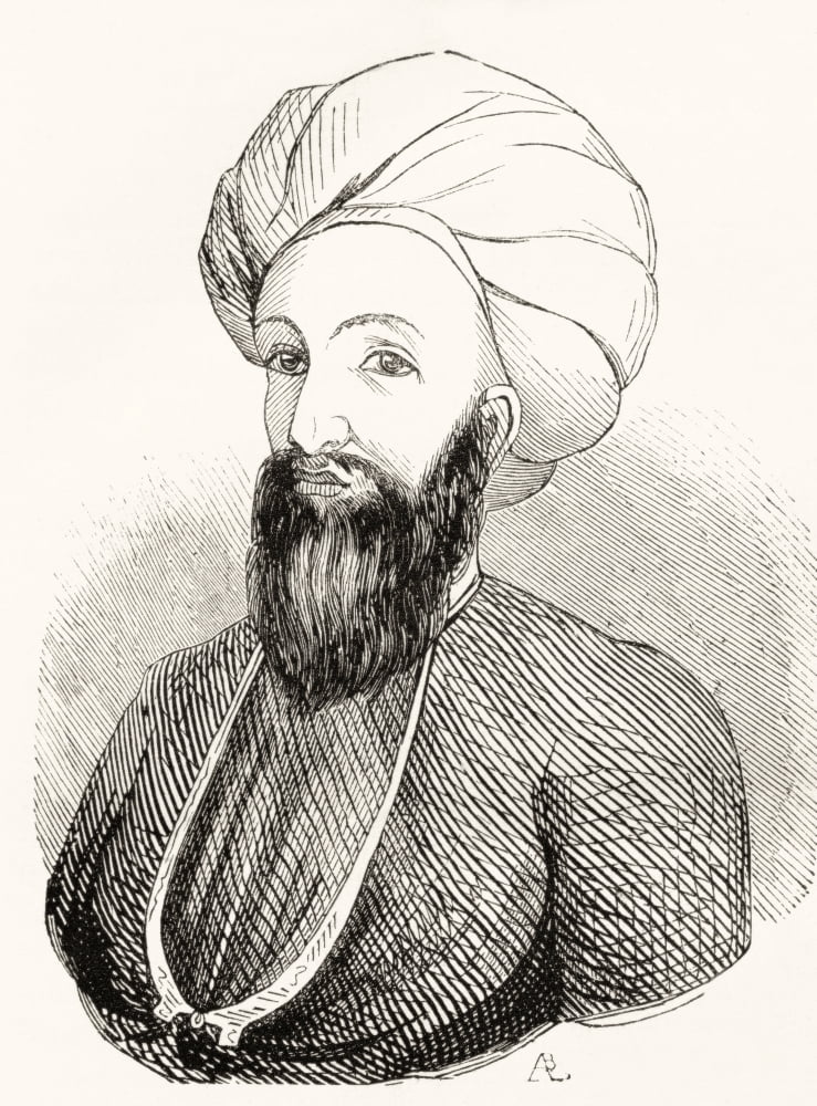 Dost Mohammad Khan 1793 Canvas Art - Ken Welsh Design Pics (11 x 16)