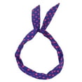 thumbnail image 1 of Dot Bow Headbands for Women Retro Bandana Dress up 50s Outfit Wire Hairband Vintage Headwrap Cosplay Party Hair Accessories, 1 of 2
