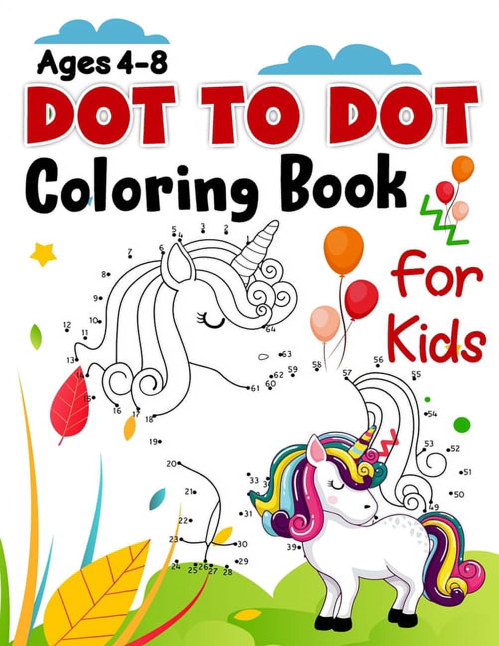 Dot Marker Coloring Book for Kids Ages 4-8 Construction Vehicles