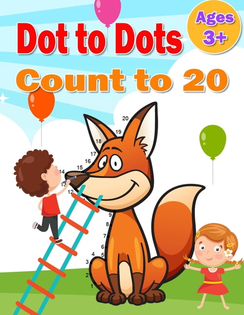 Dot to Dot Count to 20 Simple Connect The Dots counting to 120 books