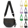 thumbnail image 1 of Dot Crossbody Bag, Purse for Women Bum Bag Fanny Packs Belt Bag Sling Bag with Shoulder Strap Durable Nylon Crossbody Bags,Black, 1 of 4