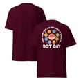 thumbnail image 1 of Dot Day T-Shirt, Planet Design, International Dot Day (Maroon, S), 1 of 1