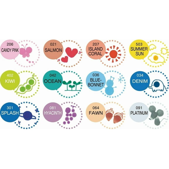 Dot Dual-Tip Marker Set of 12 - Assorted s