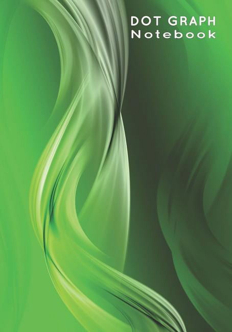 Dot Graph Notebook Dotted Grid Paper Journal Abstract Green