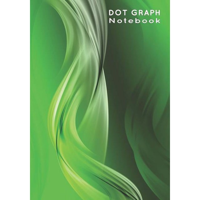 Dot Graph Notebook Dotted Grid Paper Journal Abstract Green