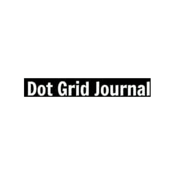 Dot Grid Journal: Black Dot Grid Journal, (Hardcover)