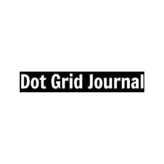 Dot Grid Journal: Black Dot Grid Journal, (Paperback)