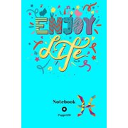 Dot Grid Notebook Pisces Sign - Cover Color Aqua - 160 pages - 6x9-Inches