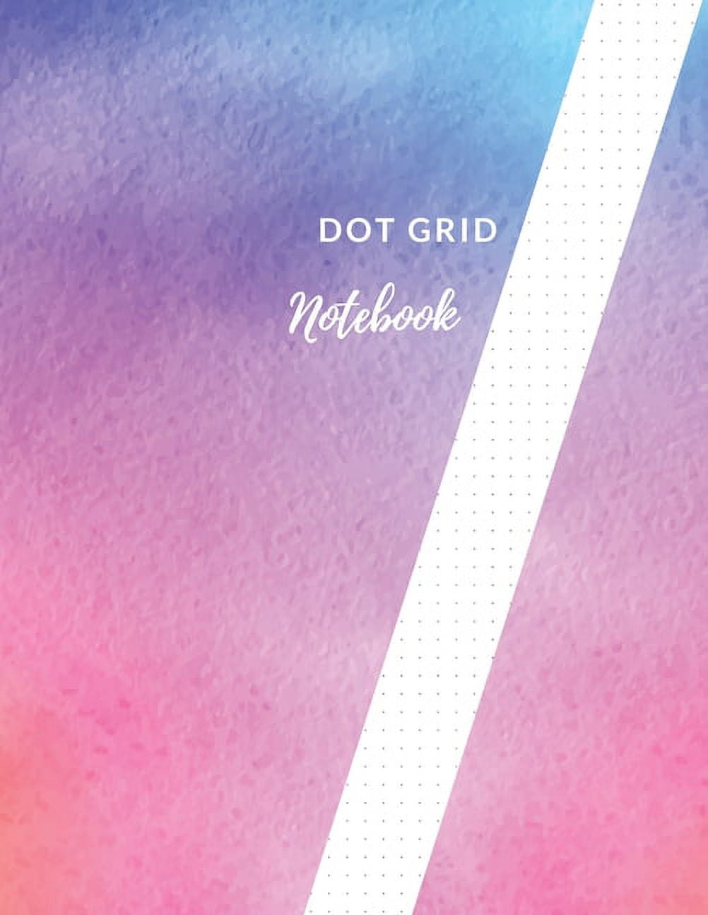 ADIL DAISY Dot Grid Notebook: Softly Colored Design Dotted Notebook/JournalLarge (8.5 x 11)" Dot Grid Composition Notebook (Paperback)