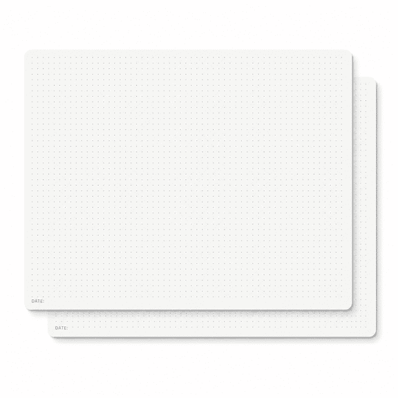 Dot Grid Notepads 8.5" x 11" 2 Pack