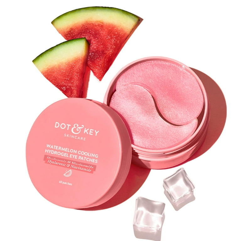 Dot & Key Watermelon Cooling Hydrogel Under Eye Patches for