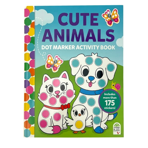 Dot Marker Activity Book Cute Animals, (Paperback)