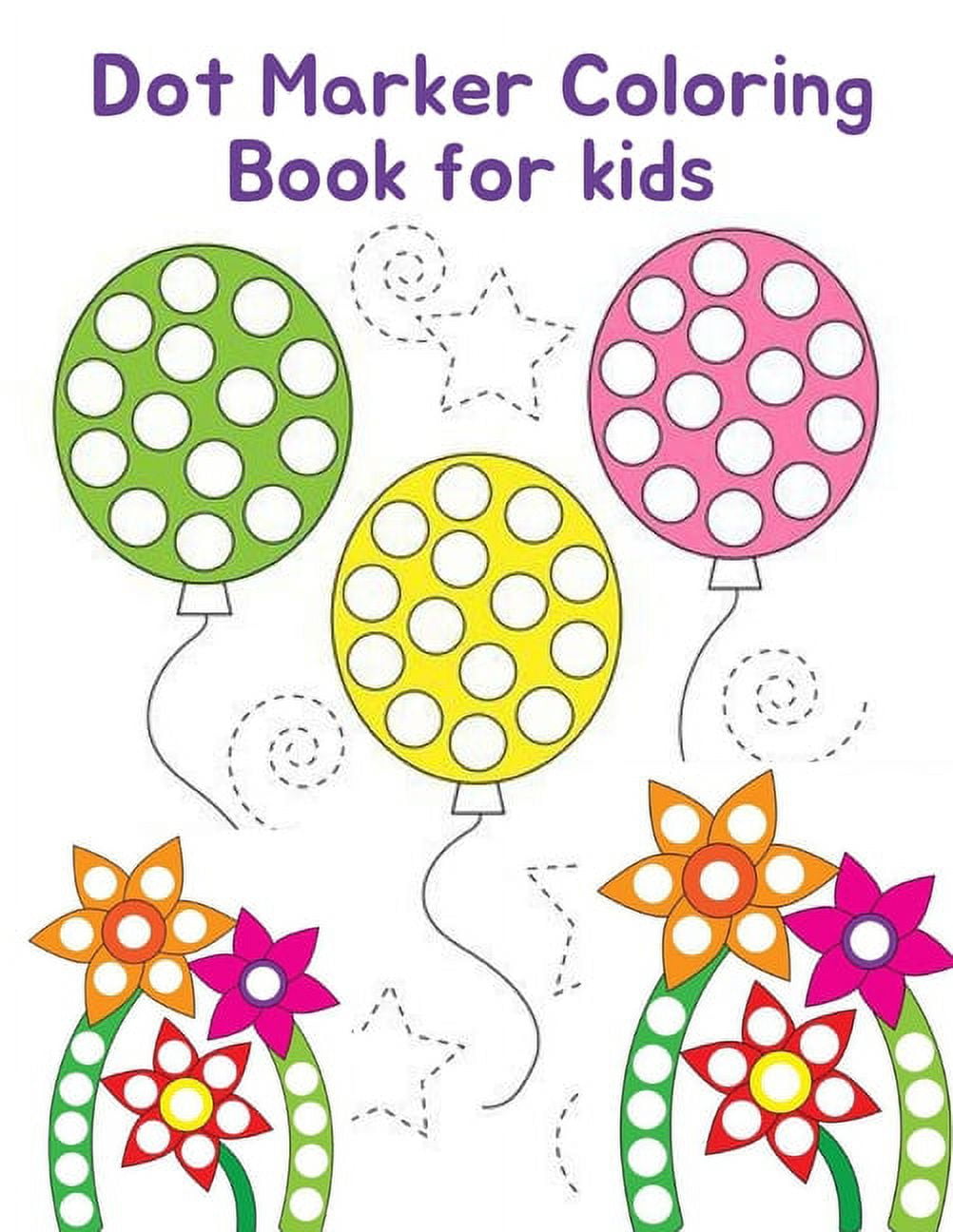 Coloring Book For Children, Set Of Markers Royalty Free SVG