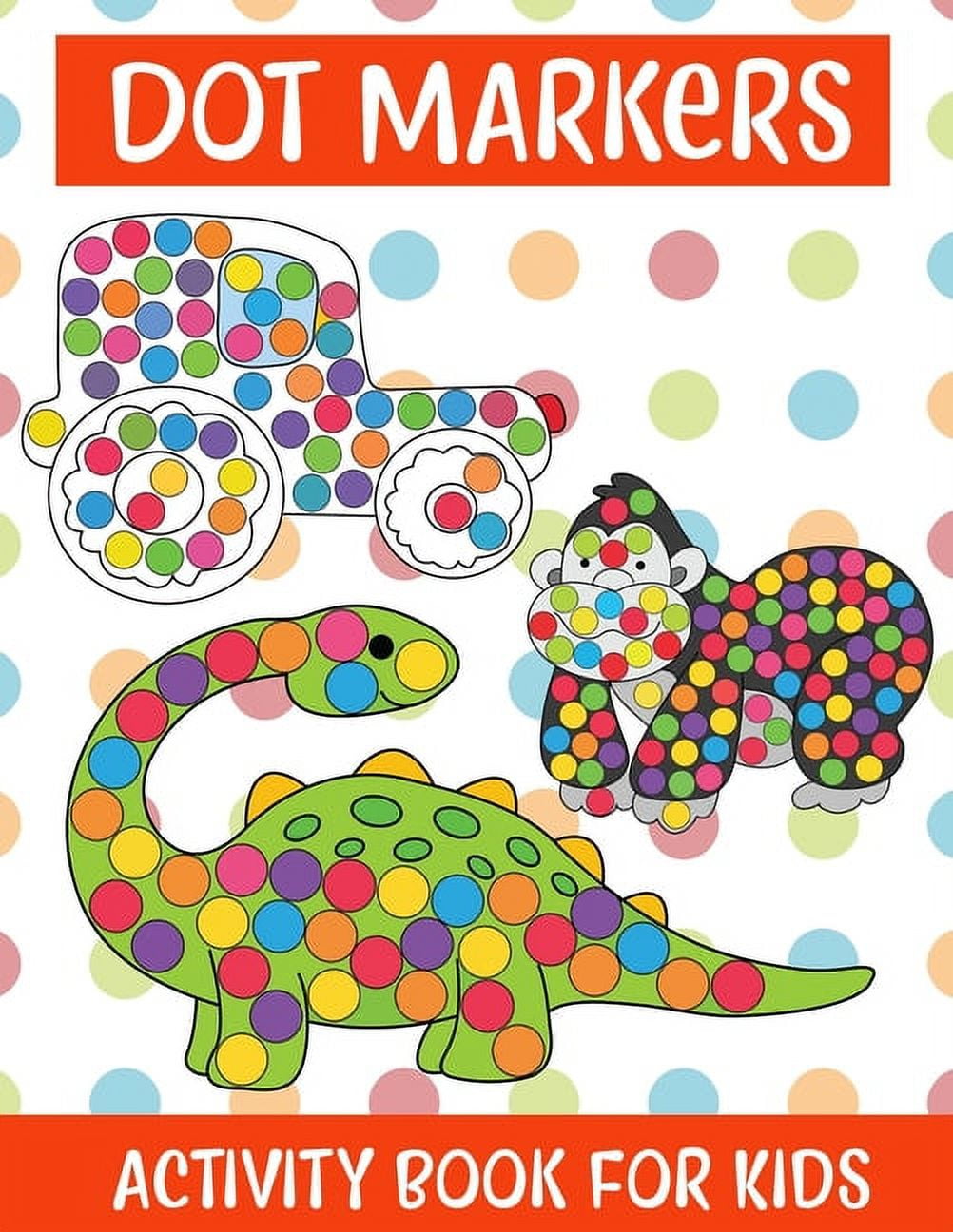 Dot Markers Activity Book For kids/Art Paint Daubers Kids Activity ...
