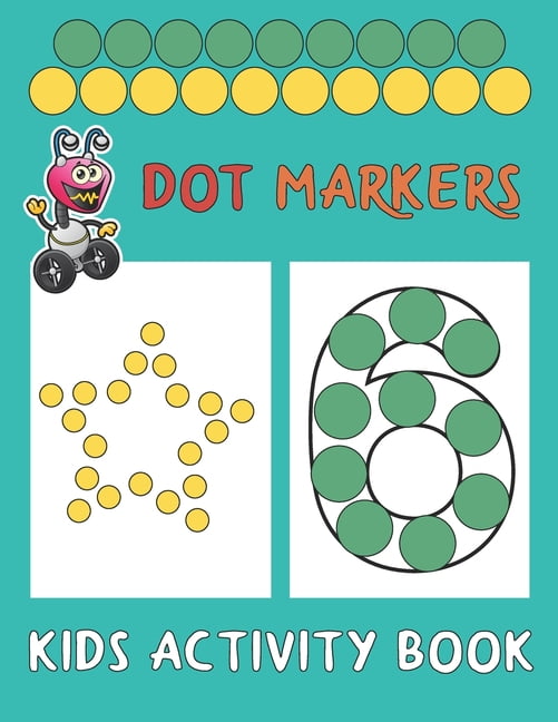 Dot Markers Kids Activity Book Paint Daubers And Have Fun With Shapes
