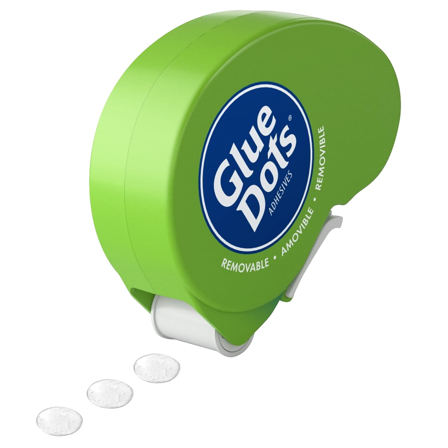 Dot N Go GD119 Removable Glue Dots Dispenser, Green - Case of 6