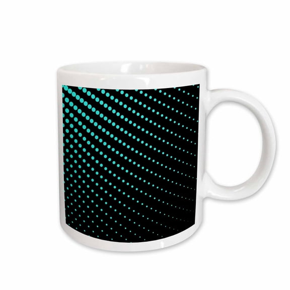 3drose, Dot Pattern Background - Abstract Vector Illustration, 15oz Mug