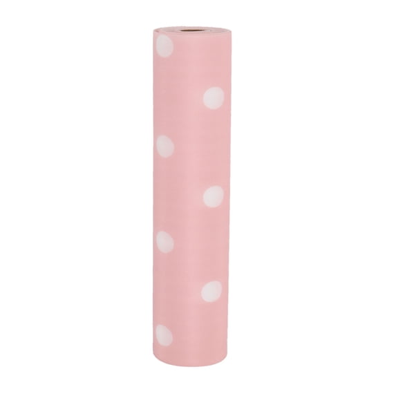 Dot Pattern Cabinet Table Mat Drawer Liner Wardrobe Shelf Pad 30 x 300cm Pink