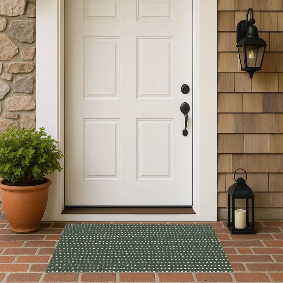 Dot Row Outdoor Doormat