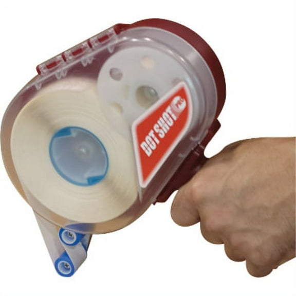 Dot Shot High Tack Glue Dots Low Profile 1/2" Clear 1500/Roll GD103R