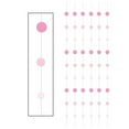 thumbnail image 1 of Dot Stringers 6'- 12 Pack(6 Per Package)- Pink, 1 of 3