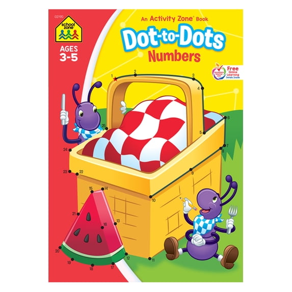 SCHOOL ZONE: Dot-To-Dot Numbers (Paperback)