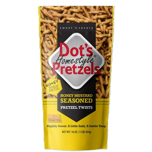 Dot's Homestyle Honey Mustard Pretzels 16 oz (Pack of 4)
