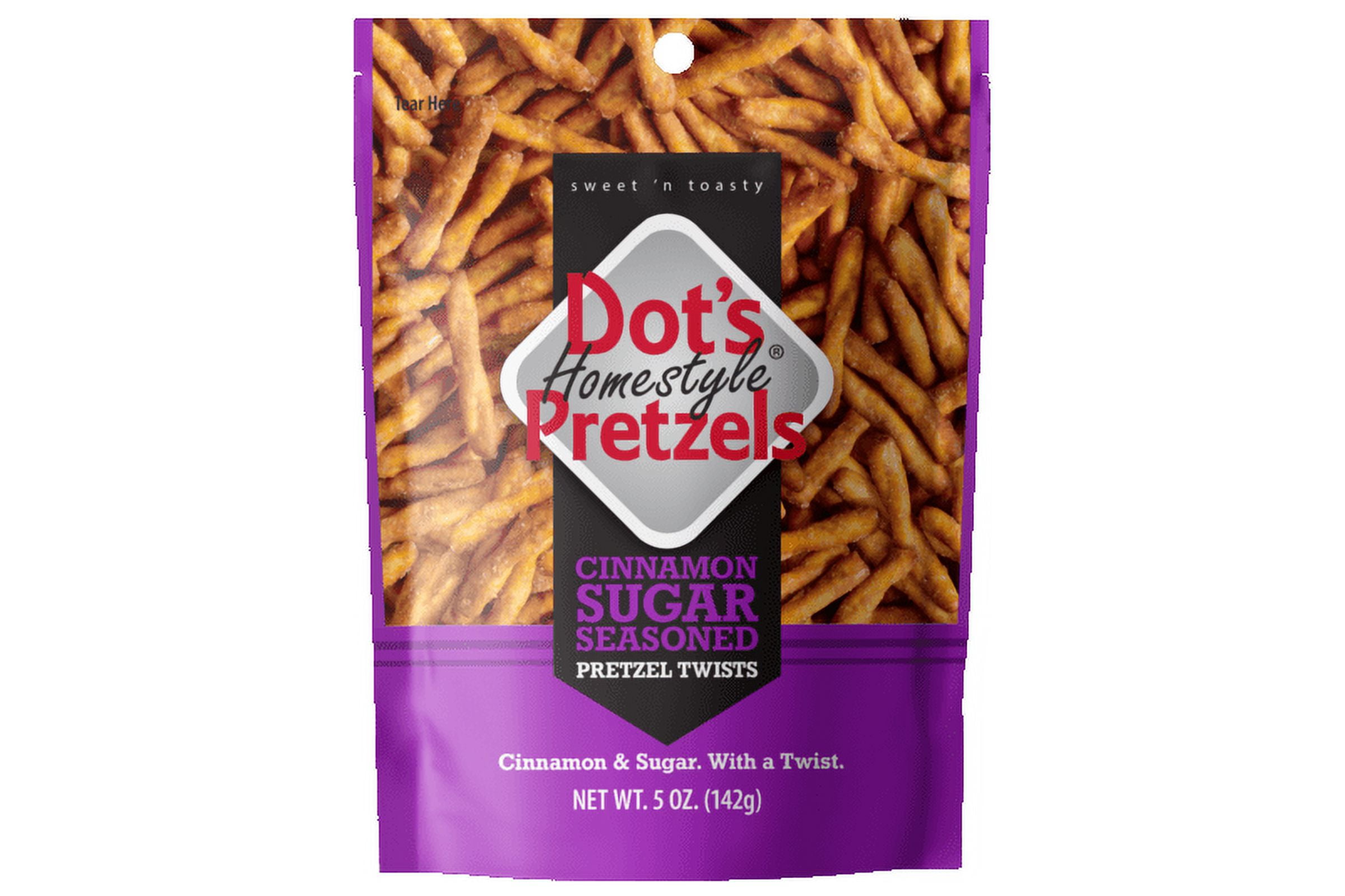 Dot's Homestyle Pretzels Cinnamon Sugar Seasoned Pretzel Twists, 5 oz