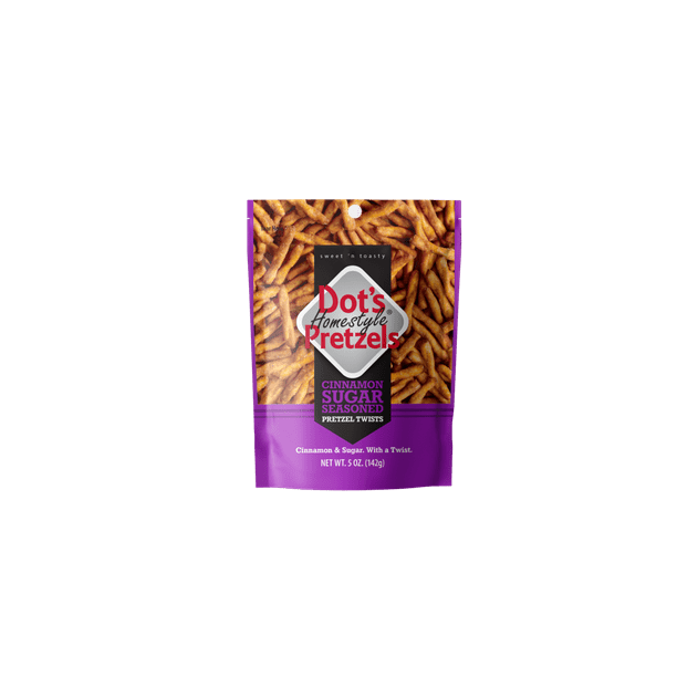 Dot's Homestyle Pretzels Cinnamon Sugar Seasoned Pretzel Twists, 5 oz