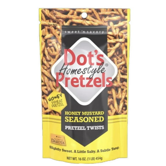 Dot's Homestyle Pretzels Honey Mustard 16 Oz (1 Bag)