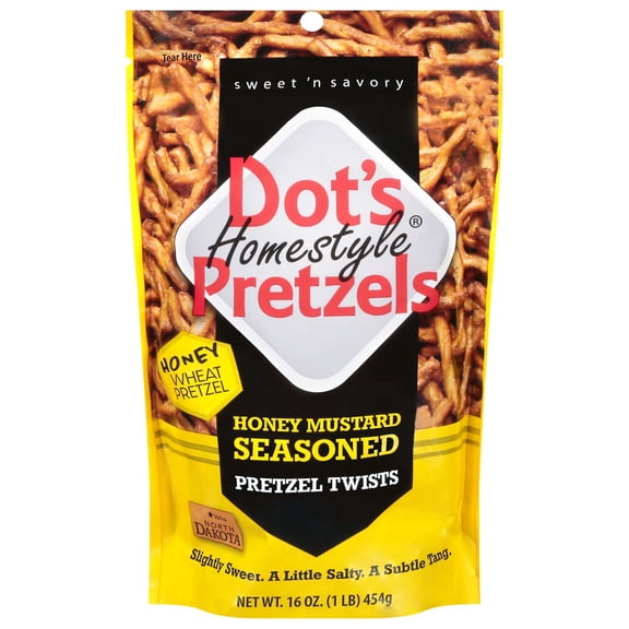Dot's Homestyle Pretzels Honey Mustard Seasoned Pretzel Sticks - 16 oz (Packaging May Vary)
