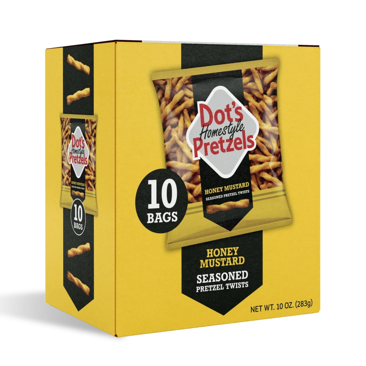 Dot's Homestyle Pretzels Honey Mustard Seasoned Pretzel Twists, 1 oz, 10 Count